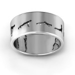 Yaffie ™ Custom Personalised Sun Salutation Pose Ring