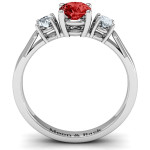 Yaffie ™ Custom Made Personalised Three Stone Eternity Ring