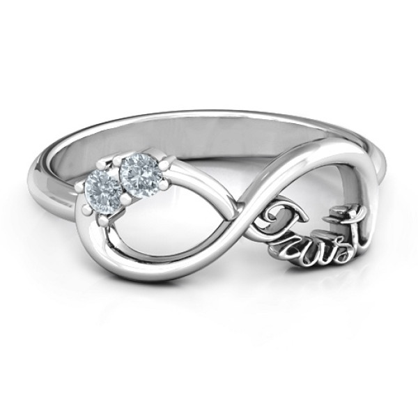 Yaffie ™ Custom-Made Personalised Trust Infinity Ring