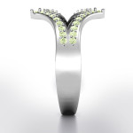 Yaffie ™ Custom-Made Personalised Symmetrical Sparkle Ring