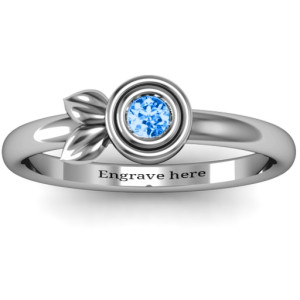 Yaffie™ Custom Twin Leaf Ring - Personalised with Your Unique Touch