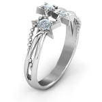 Yaffie ™ Personalised Starlight Ring - Handcrafted to Perfection