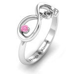 Yaffie ™ Custom Personalised XOXO Infinity Ring for You