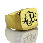 Yaffie ™ Custom Personalised Monogram Signet Ring for You
