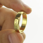 Yaffie ™ Custom Personalised Engraved Promise Name Rings