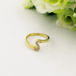 Yaffie ™ Custom-Made Personalised Birthstone Initial Ring