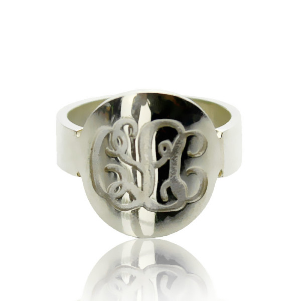 Yaffie™ Custom-Made Personalised Monogram Initial Ring - Design Your Own