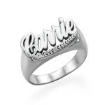 Yaffie ™ Customised Carrie Name Ring - Personalised for You