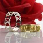 Yaffie ™ Custom-Made Personalised Roman Numeral Ring