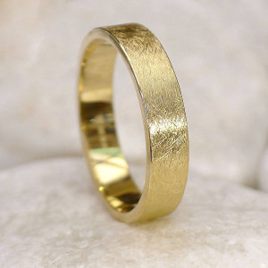 Personalised Mens Wedding Ring , Urban Finish - Custom Made By Yaffie™