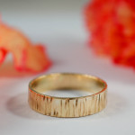 Yaffie ™ Custom Personalised Bark Effect Rings to Your Liking