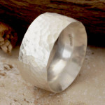 Yaffie™ Custom-Made Chunky Hammered Ring with Personalization