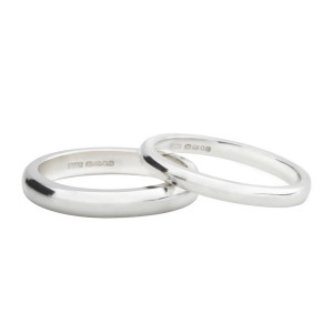 Personalised D Shape Wedding Band - Custom Made By Yaffie™