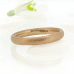 Yaffie ™ Custom-Made Hammered Comfort Fit Wedding Ring with Personalisation