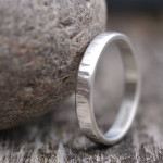 Yaffie ™ Custom-Made Personalised Handmade Rippled Wedding Ring