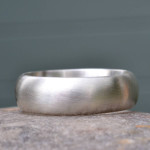 Yaffie™ Custom-Made Satin Finish Wedding Ring - Personalised Handcrafted Design