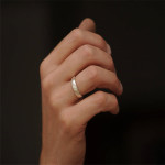 Yaffie ™ Custom-Made Personalised Men Wedding Ring
