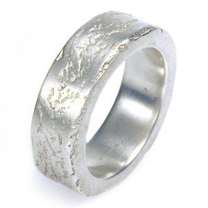 Yaffie ™ - Handcrafted Personalised Medium Concrete Ring, Made to Order