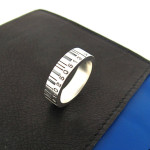 Yaffie™ Custom Medium Barcode Ring - Personalised for You