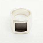 Yaffie ™ Custom Made Black Personalised Ring for Men - Ideal for Stylish Gentlemen