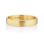 Yaffie ™ Custom-Made Fairtrade Loki Men Wedding Ring with Personalization