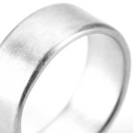 Yaffie ™ Custom Wide Brushed Pillow Wedding Ring for Men - Personalised Design