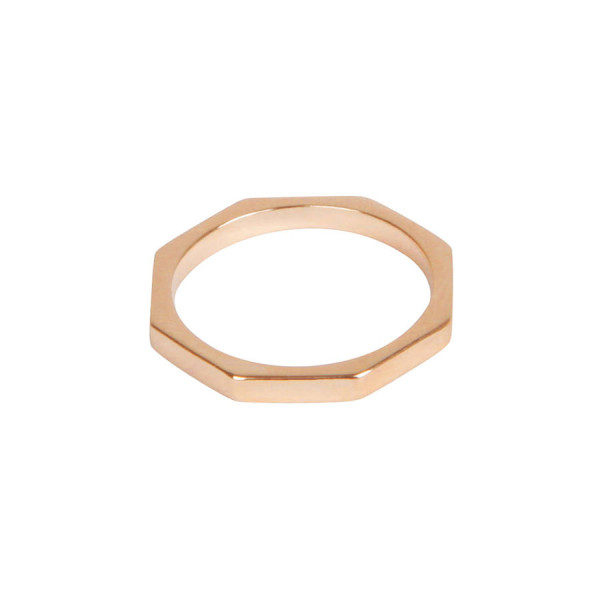 Yaffie ™ Custom-Made Personalised Octagon Bolt Ring