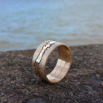 Yaffie ™ Custom Made Double Coastline Ring with Personalization