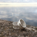 Yaffie ™ Custom Made Double Coastline Ring with Personalization