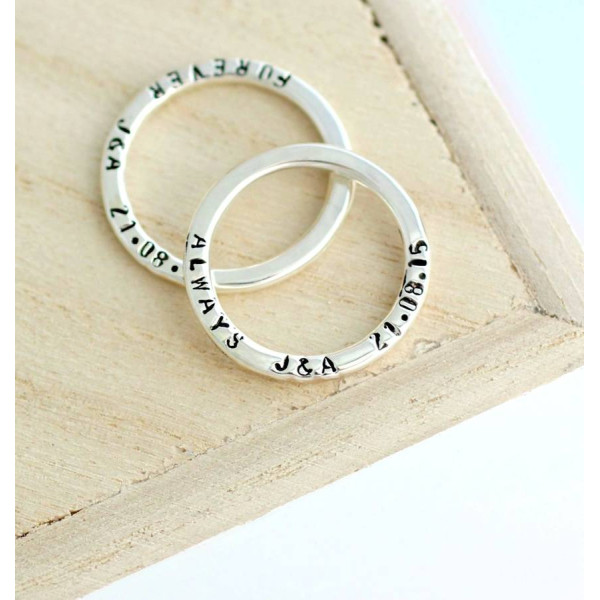 Yaffie ™ Custom Personalised Message Ring for You