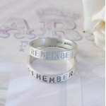 Yaffie ™ Custom-Made Personalised Remember Your Story Ring