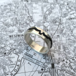 Yaffie™ Custom Personalised River Thames Cutout Ring with Top-notch Quality