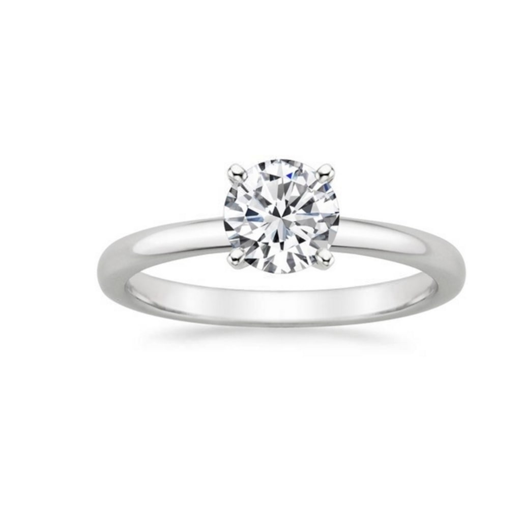 Sparkling Love: GIA Certified Yaffie Gold Diamond Engagement Ring
