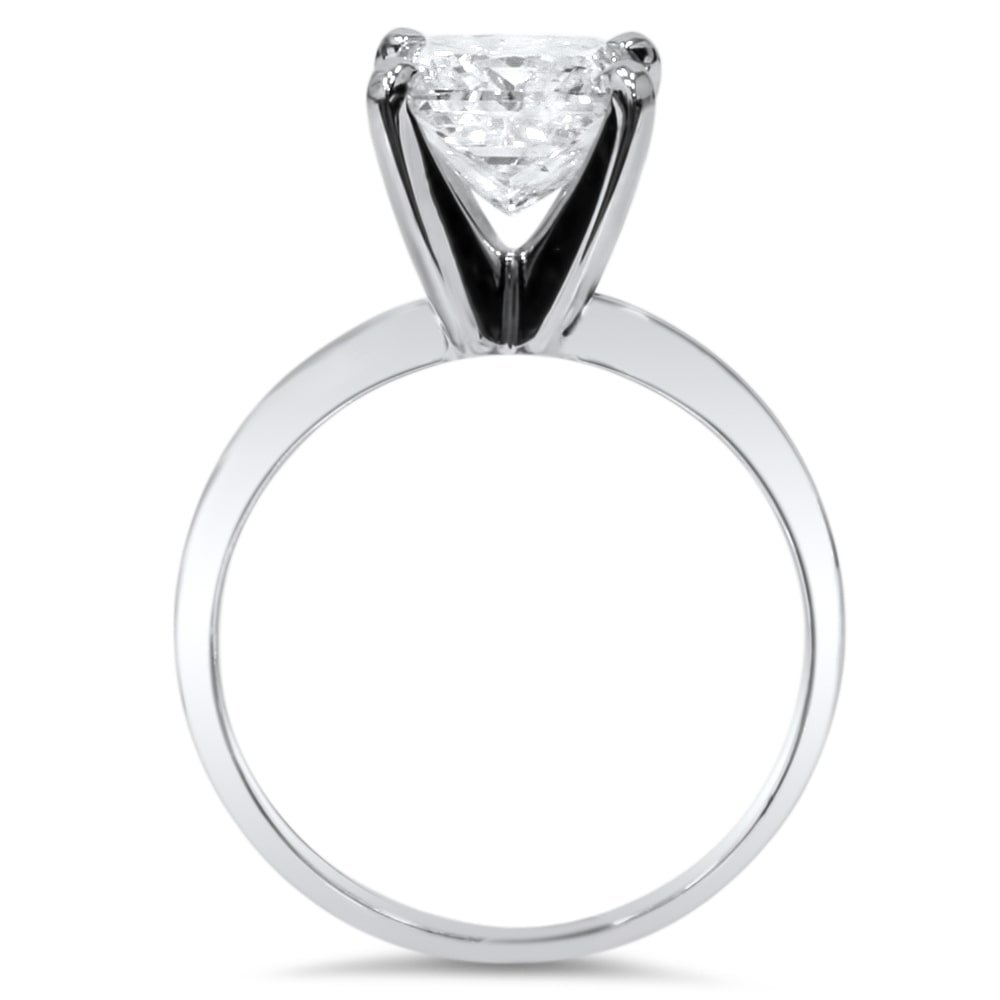 Engage in Style with Yaffie Eco-Friendly 1/4ct Solitaire Round Cut Lab Grown Diamond Engagement Ring in White Gold