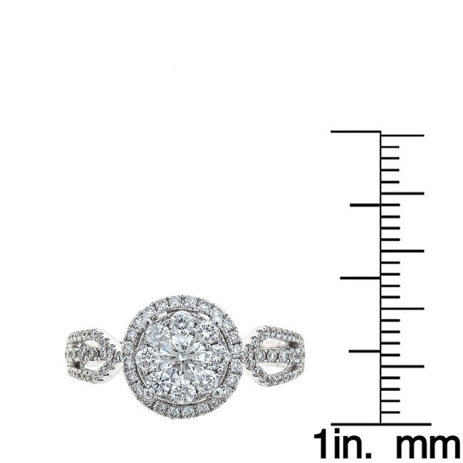 1ct TDW Diamond Ring in White Gold by Yaffie Anika and August