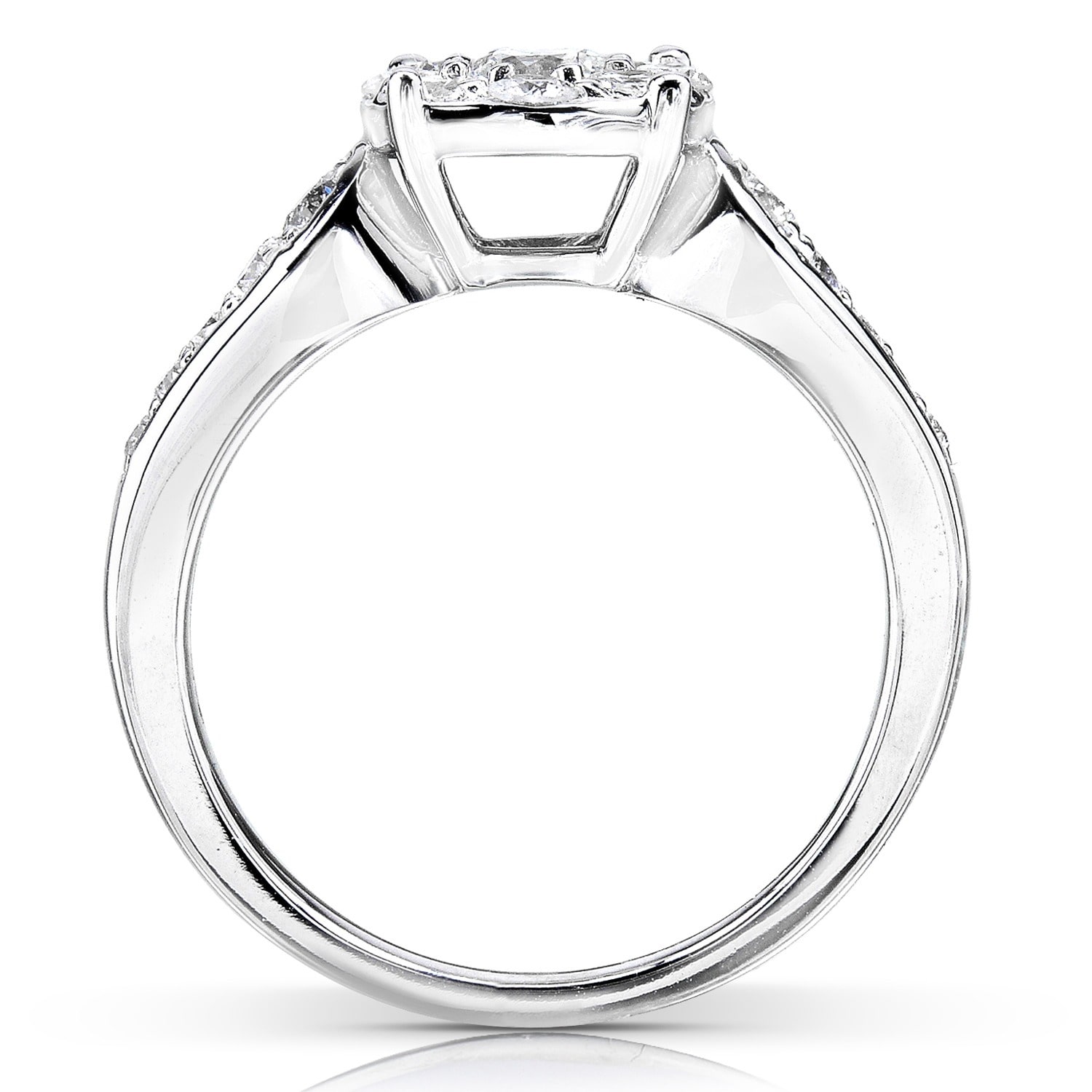 The Yaffie Bridal Set - 7/8ct TDW Diamond with a White Gold Finish.
