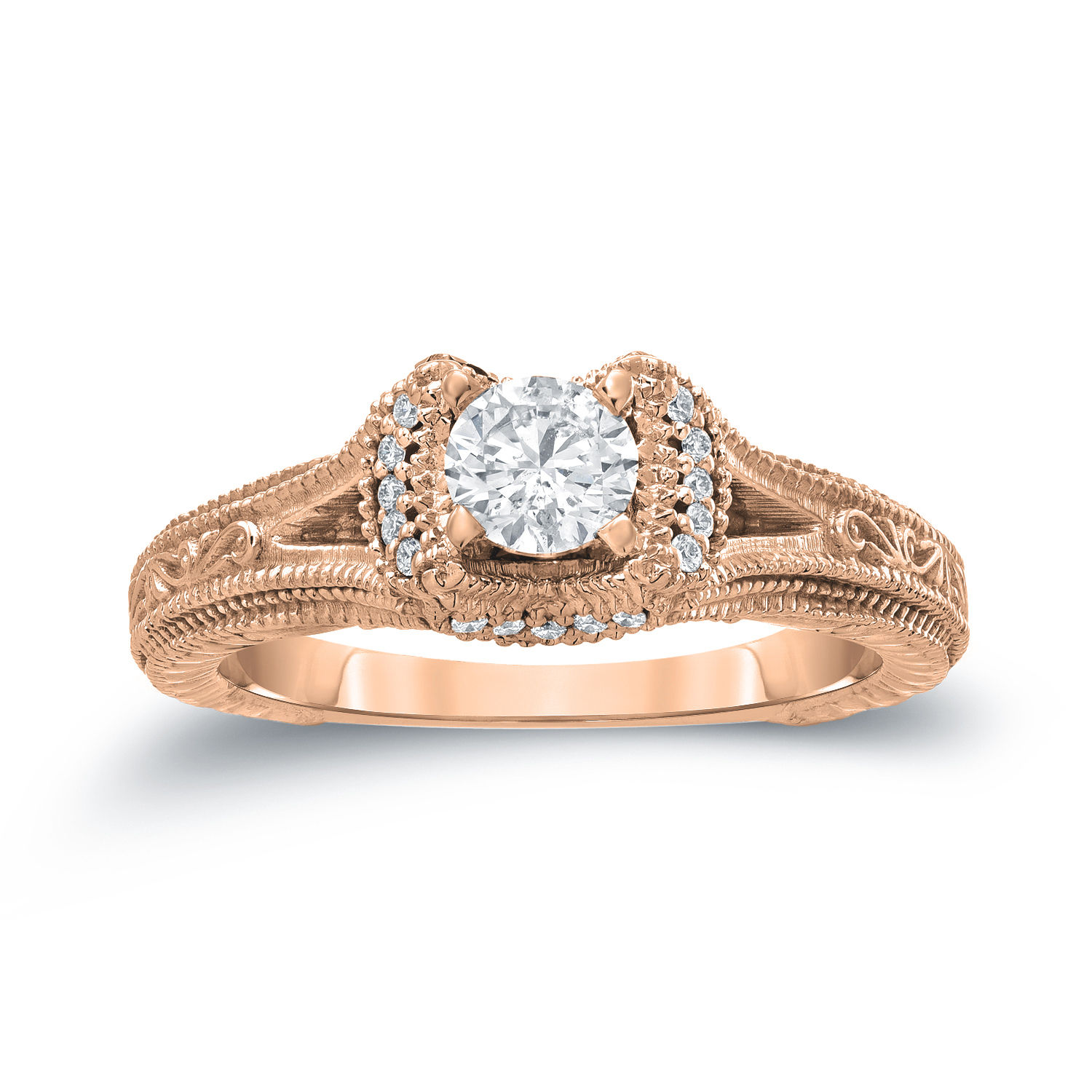 Embrace Forever with Yaffie 1/2ct TDW Round Diamond Ring