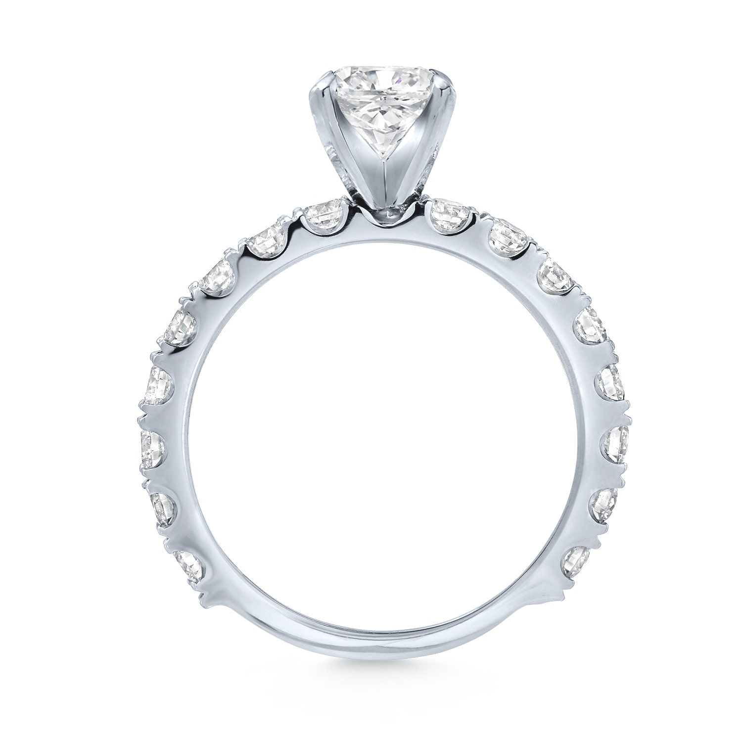 Yaffie Gold 2ct Certified Cushion-cut Diamond Engagement Ring
