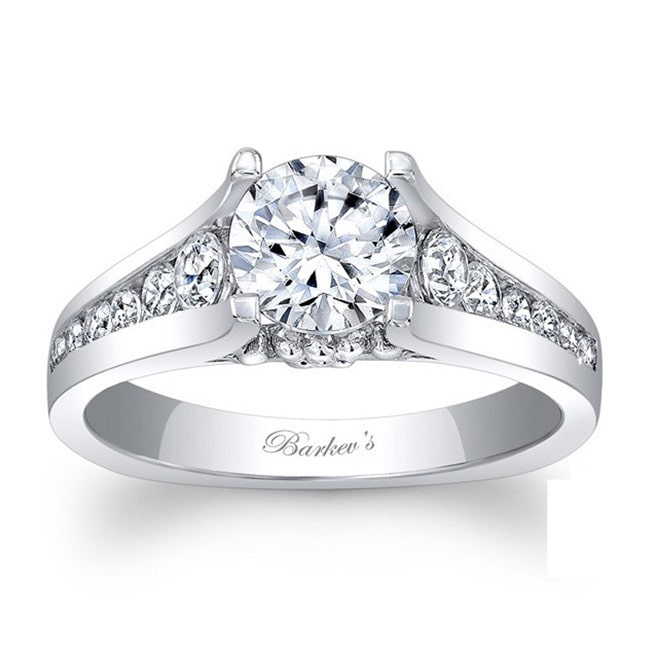 Sparkling Yaffie White Gold Ring with Dazzling 1.6ct TDW Diamonds - Perfect for Your Engagement!
