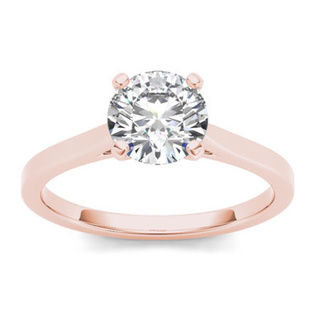 Radiant Yaffie Gold Diamond Engagement Ring: 1ct TDW Brilliance