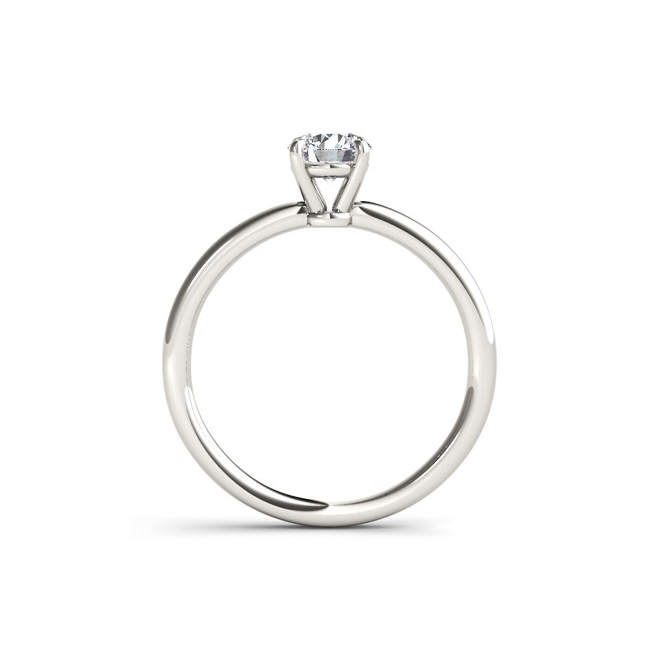 Yaffie Classic White Gold Engagement Ring with 3/4ct Diamond Brilliance