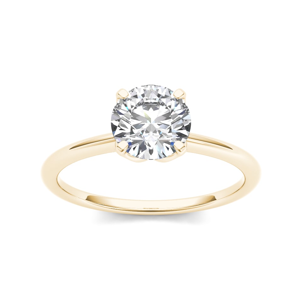 Capture Hearts with Yaffie 1ct TDW Diamond Solitaire Engagement Ring