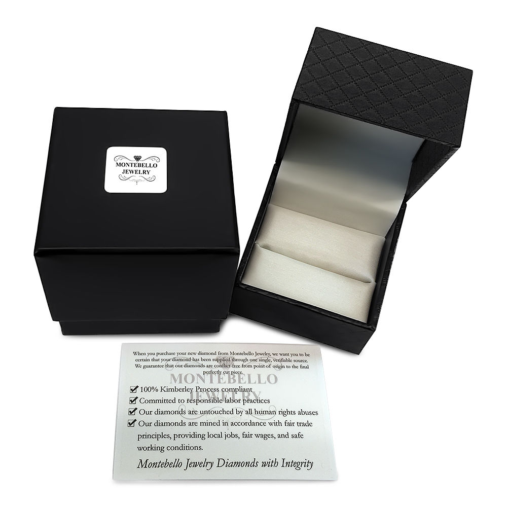 Sparkling Yaffie White Gold Diamond Engagement Ring - 3/4ct TDW