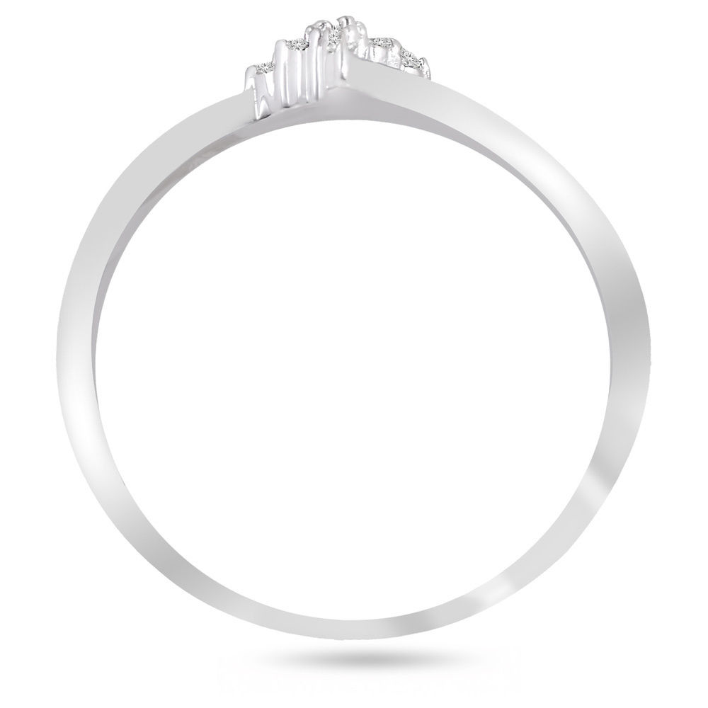 Sparkling Yaffie Cluster Engagement Ring with Sterling Silver and Diamond Accents