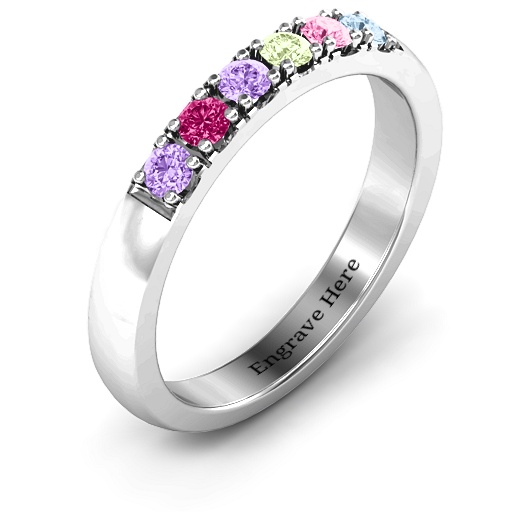 Yaffie™ Custom Made Personalised 3 11 Stone Affinity Ring