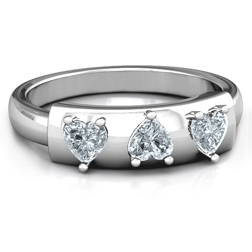 Yaffie ™ Customised All My Hearts Ring - Tailored to Your Style