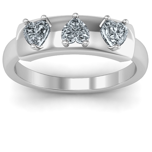 Yaffie ™ Customised All My Hearts Ring - Tailored to Your Style