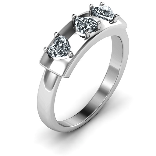 Yaffie ™ Customised All My Hearts Ring - Tailored to Your Style