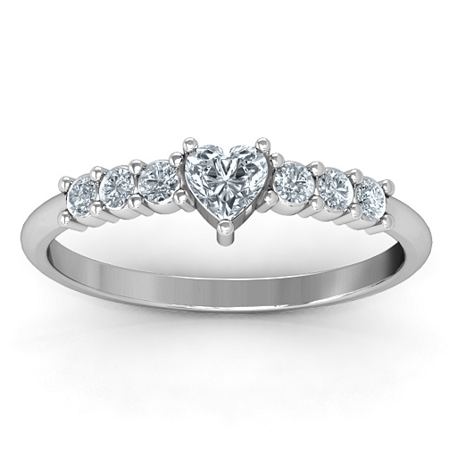 Yaffie ™ Custom-Made Beaming with Love Ring, Personalised for You