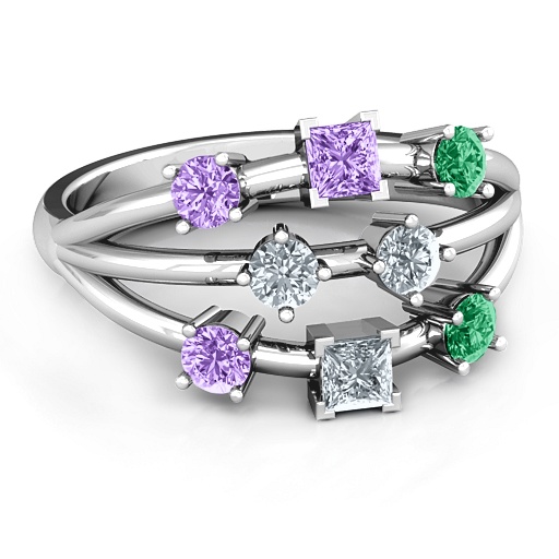 Yaffie ™ Customised Cosmic Energy Ring for Personalised Energy Boost